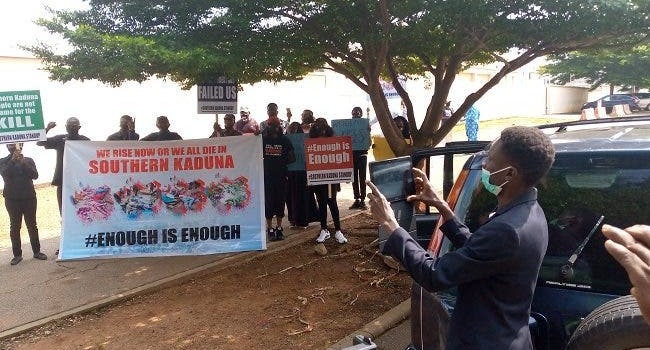Protesters storm US Embassy over Kaduna killings