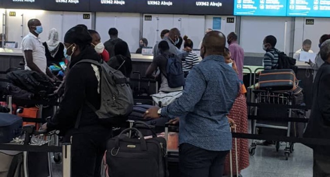 COVID-19: Another 296 stranded Nigerians return from UK