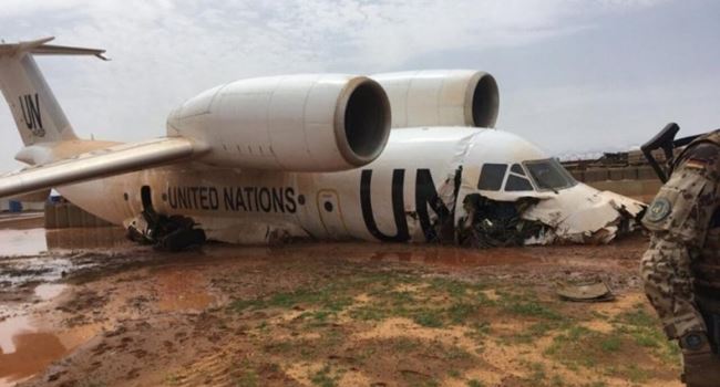 11 injured as UN plane crash-lands at Gao Airport, Mali