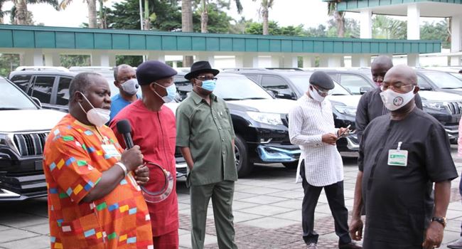 Wike gifts 15 Rivers NASS members with SUVs, asks them to defend state's interest