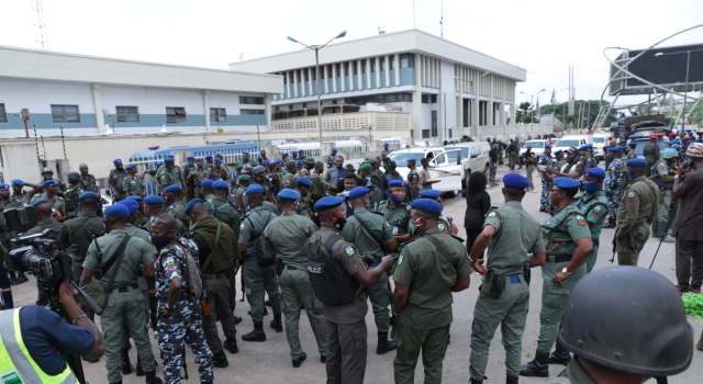 Security operatives take over INEC office as election commences