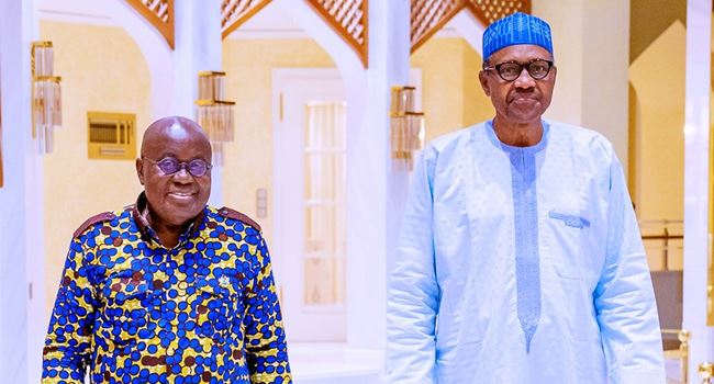 Buhari receives Ghanaian President, Akufo-Addo