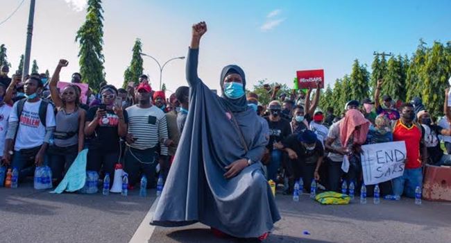 Activist, Aisha Yesufu, urges #EndSARS protesters not to back down