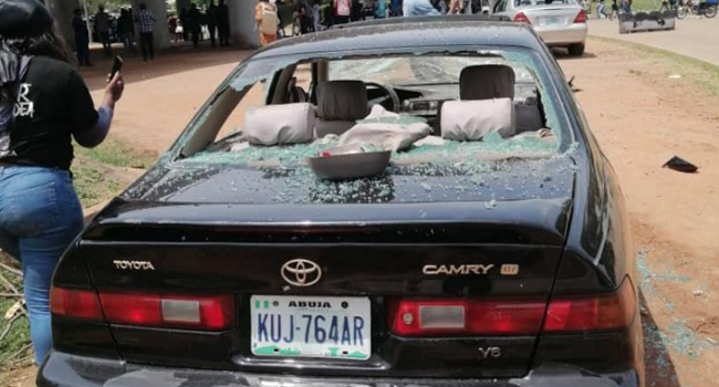 Suspected hoodlums attack Abuja EndSARS protesters