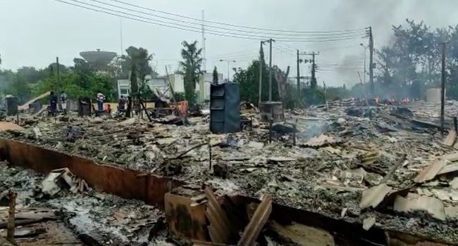 Fire razes SUBEB office in Akure