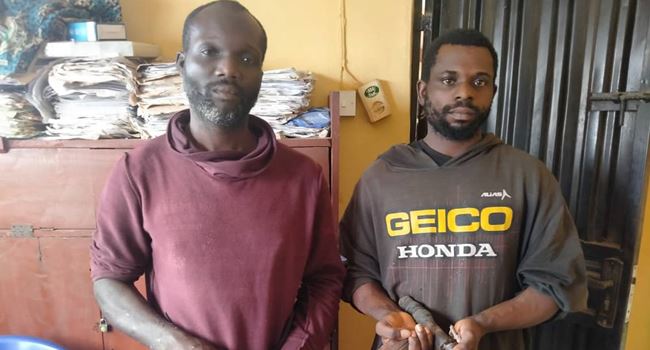 Two suspected kidnappers arrested for abducting 25-yr-old lady, killing her mother