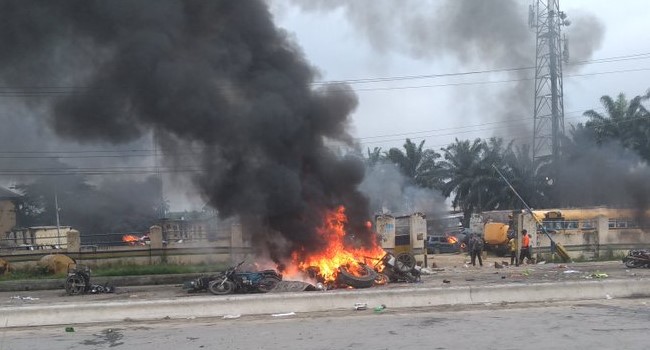 Oyigbo police station in Rivers State set on fire