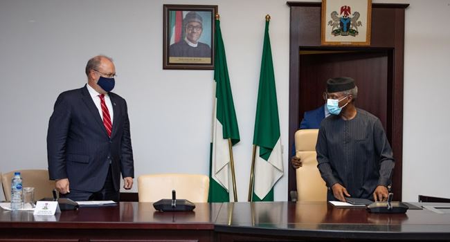 U.S officials visit Osinbajo, want those responsible for shooting at protesters held accountable