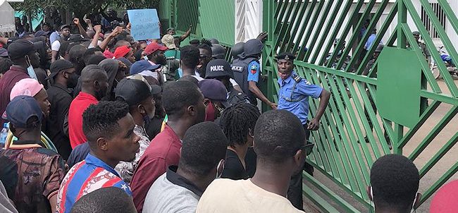 EndSARS protesters at NASS