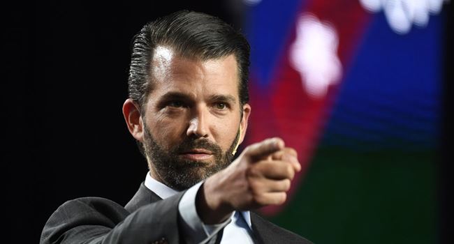 Donald Trump Jnr urges father to 'Fight to the death, go to total war to expose election cheating & fraud’