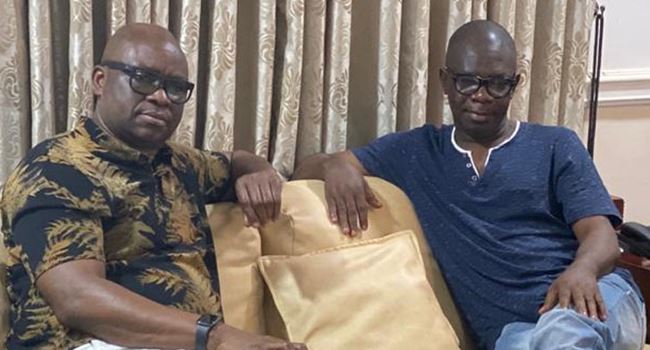 ‘Put the past behind you, return to PDP,’ Fayose urges Ondo deputy gov, Ajayi