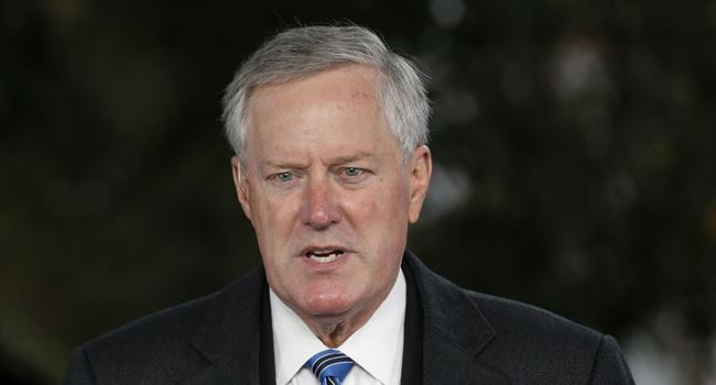 Trump’s Chief of Staff Meadows tests positive for Covid-19