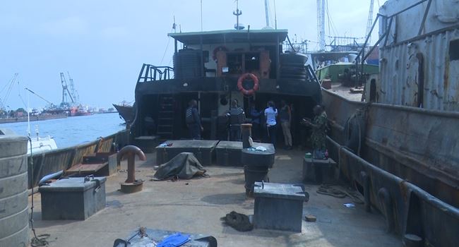Five suspected illegal oil dealers, vessel arrested in Lagos