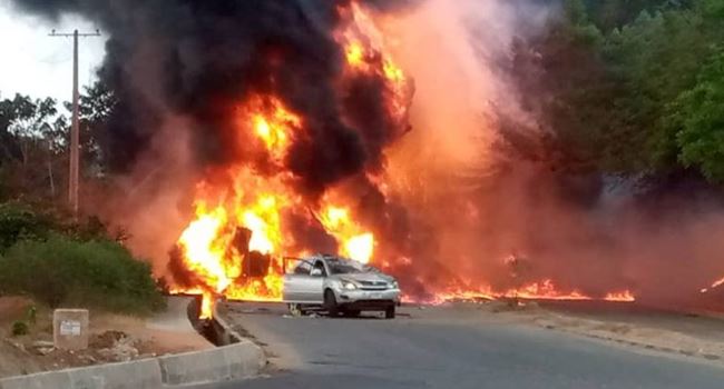 One dies in Ogun fuel tanker explosion