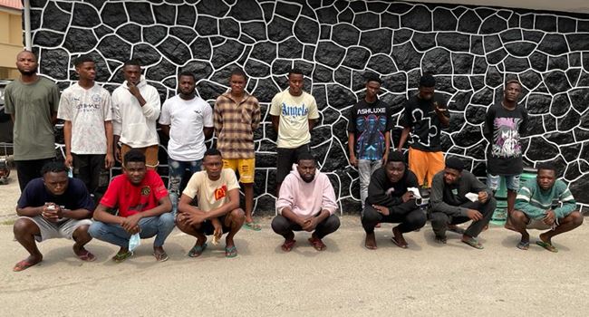 EFCC arrests 16 in Lagos over alleged internet fraud