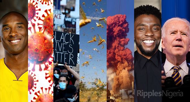 Year in review: 12 events that shook the world in 2020