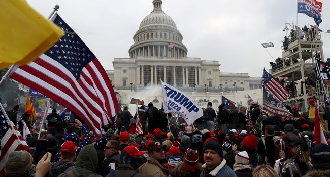 Woman dies after being shot during US Capitol protest