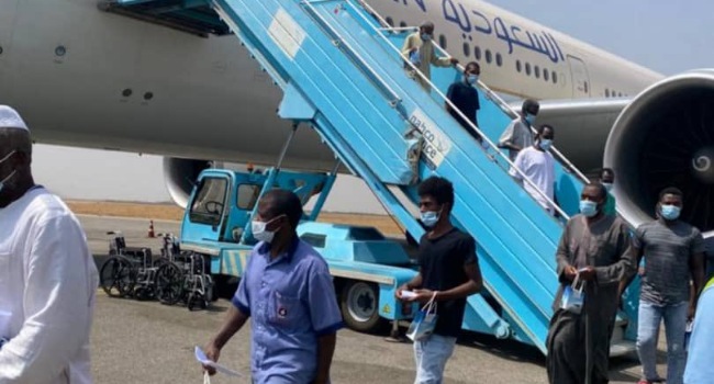 Another 424 stranded Nigerians return from Saudi Arabia