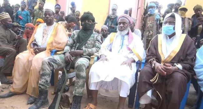 Sheik Gumi reportedly meets with bandits in Zamfara forests (Photos)