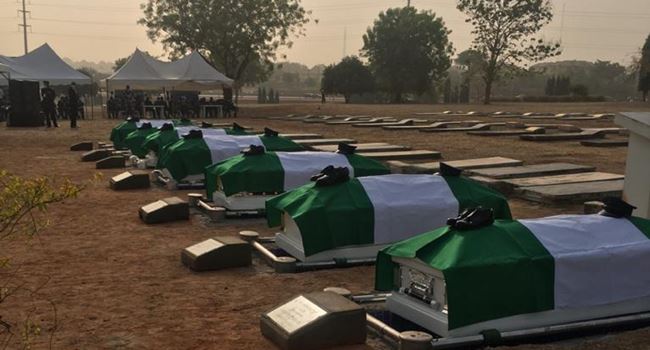NAF holds funeral for seven personnel of Abuja air crash