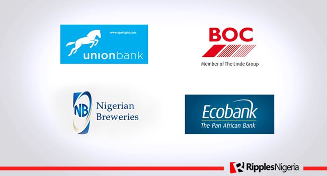 Nigerian Breweries, Ecobank, BOCGAS, Union Bank make Ripples Nigeria stocks-to-watch list