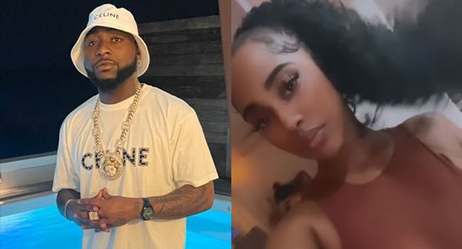 Eyebrows raised, as Davido seen with bi-sexual lady on streets of St. Maarten (Video)
