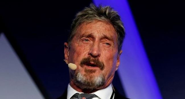 CRYPTOCURRENCY: FBI, DOJ go after McAfee founder for scamming investors