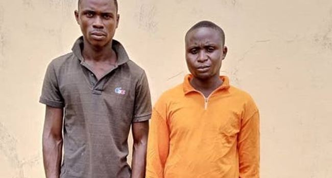 Police arrests bricklayer, herbalist for alleged murder of woman, four-year-old son in Ogun