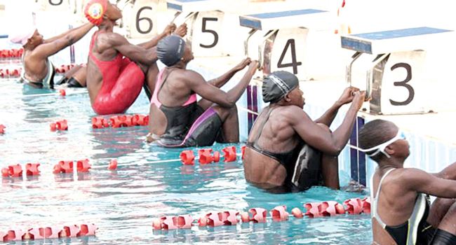 Athletes set new national swimming records at Sports Festival