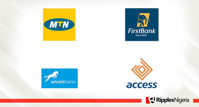 First Bank, MTN Nigeria, Access Bank, Union Bank make Ripples Nigeria stocks-to-watch list