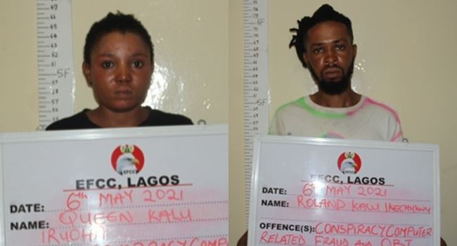 EFCC arrests siblings for alleged internet fraud in Lagos