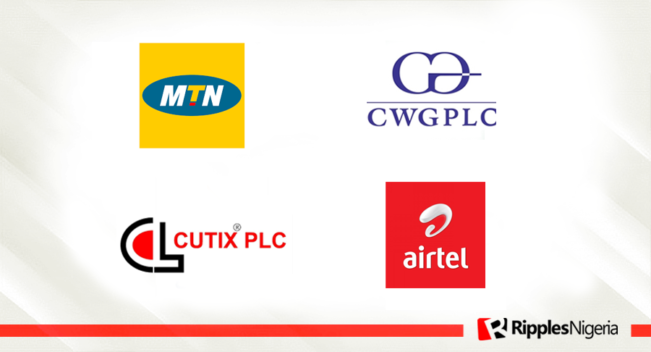 MTN Nigeria, Airtel, CWG, Cutix make Ripples Nigeria stocks-to-watch list