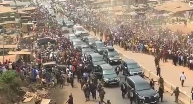 FACT CHECK... Is the viral video of massive welcome for Buhari in Maiduguri true or false?
