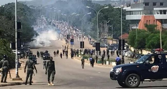 Police disperse June 12 protesters with teargas in Abuja