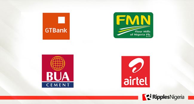 Non-bourse activities push GTCO, Flour Mills, BUA Cement, Airtel Nigeria into stocks-to-watch list this week