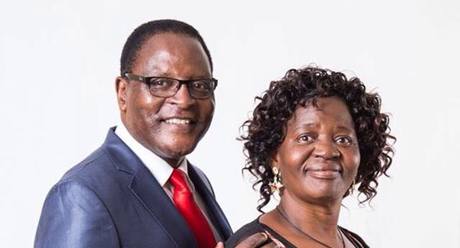 'I need my wife's services', Malawi President explains decision for taking family to virtual conference in London