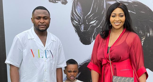 Music executive Ubi Franklin, ex-wife Lilian Esoro put differences aside to celebrate 5-year-old son