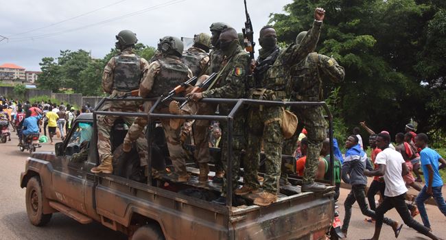 Guineans celebrate as soldiers seize power