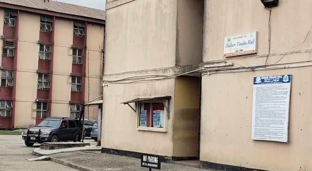 Madam Tinubu Hall, one of the hall maintained by Mr Wash