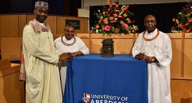 University of Aberdeen completes return of stolen Benin Bronze