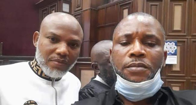 Kanu arrives court as journalists, lawyers, FHC staff barred from premises