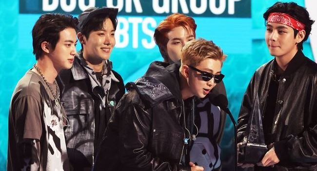 South Korean band, BTS bags three awards at 2021 American Music Awards