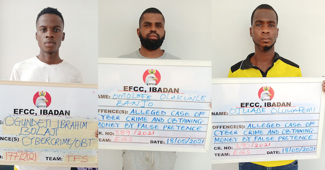 EFCC arrest internet fraudster