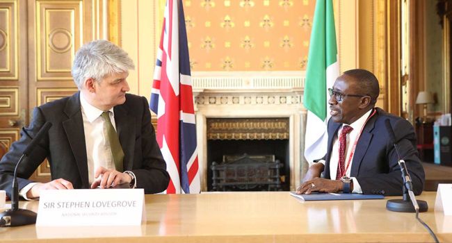 UK pledges to help Nigeria tackle terrorism, insecurity