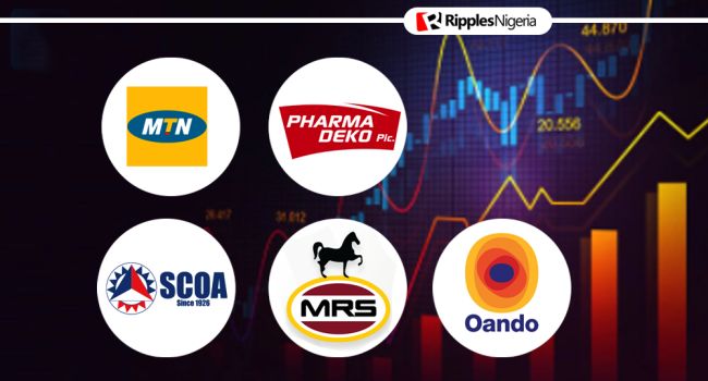 Pharmdeko, SCOA, MTN Nigeria, Oando, MRS, Stocks to watch