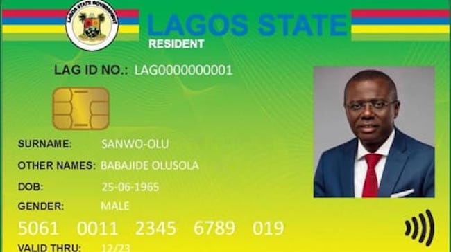 Lagos launches smart ID card for residents - Ripples Nigeria