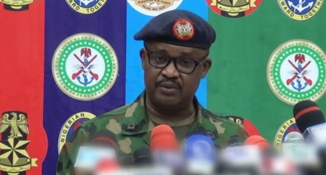25 terrorist commanders killed, 466 surrendered in two weeks –DHQ