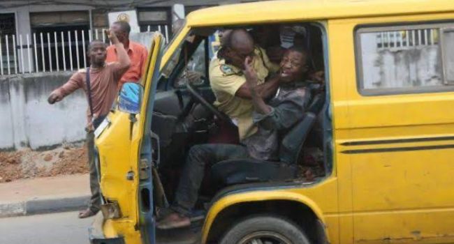 'Danfo' bus driver sets self ablaze after LASTMA officials seized vehicle