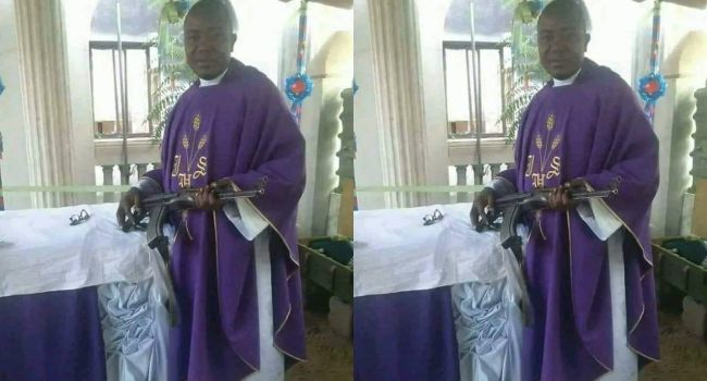 FACT CHECK: Did a Rev. Father take AK 47 to church after mob killed Deborah in Sokoto?