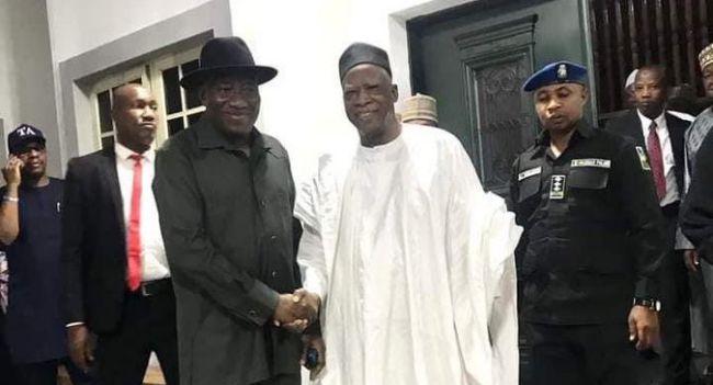 STILL UNDECIDED? Jonathan meets APC chairman, Adamu